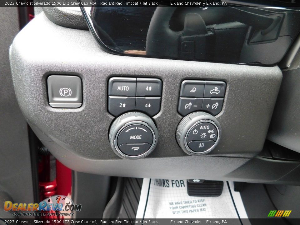 Controls of 2023 Chevrolet Silverado 1500 LTZ Crew Cab 4x4 Photo #28