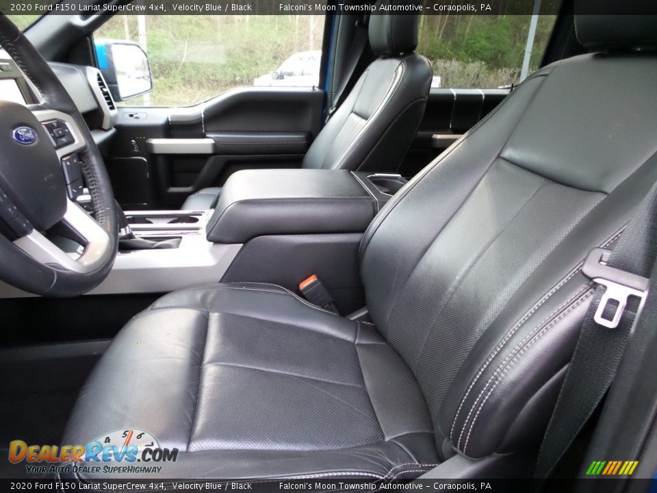 2020 Ford F150 Lariat SuperCrew 4x4 Velocity Blue / Black Photo #16