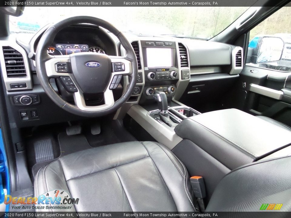 2020 Ford F150 Lariat SuperCrew 4x4 Velocity Blue / Black Photo #18