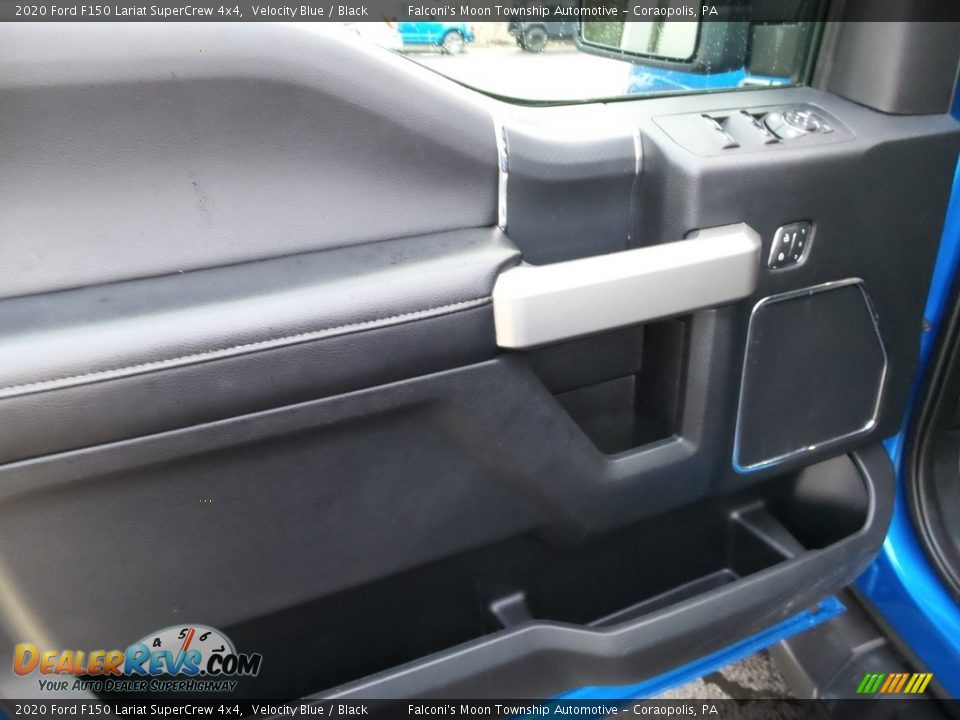 2020 Ford F150 Lariat SuperCrew 4x4 Velocity Blue / Black Photo #20