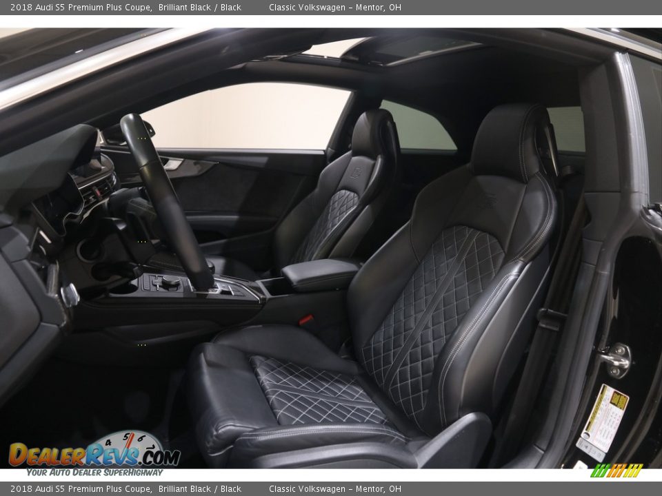Front Seat of 2018 Audi S5 Premium Plus Coupe Photo #5