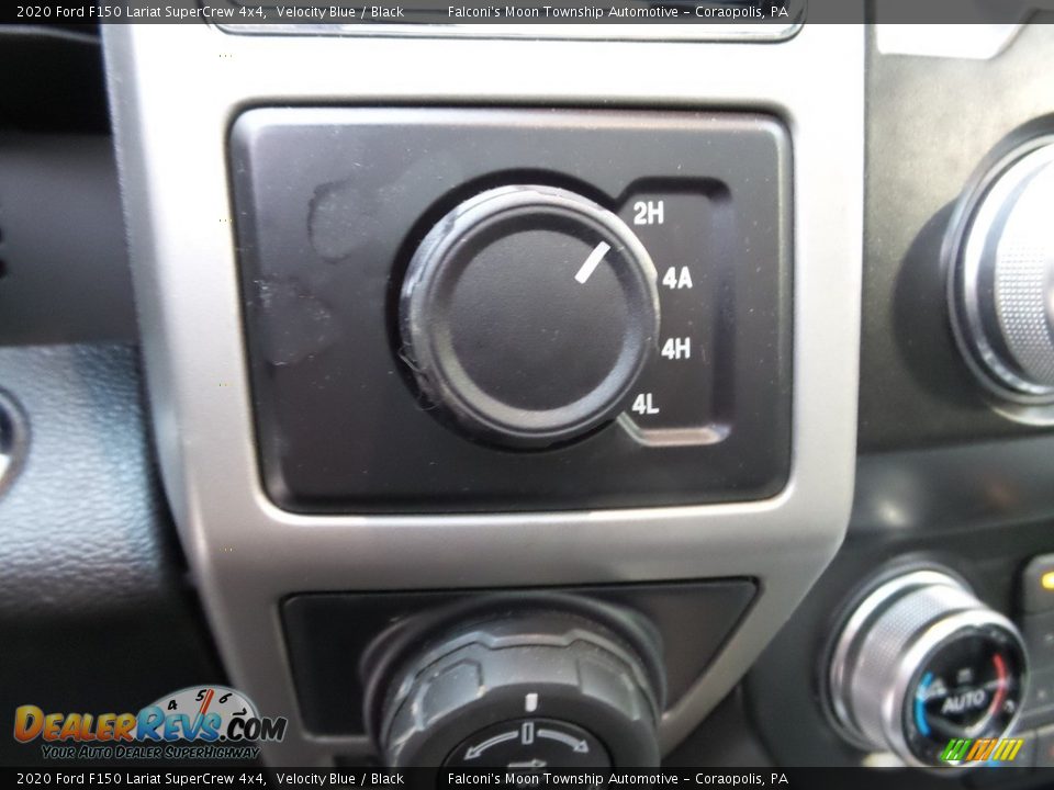 2020 Ford F150 Lariat SuperCrew 4x4 Velocity Blue / Black Photo #23