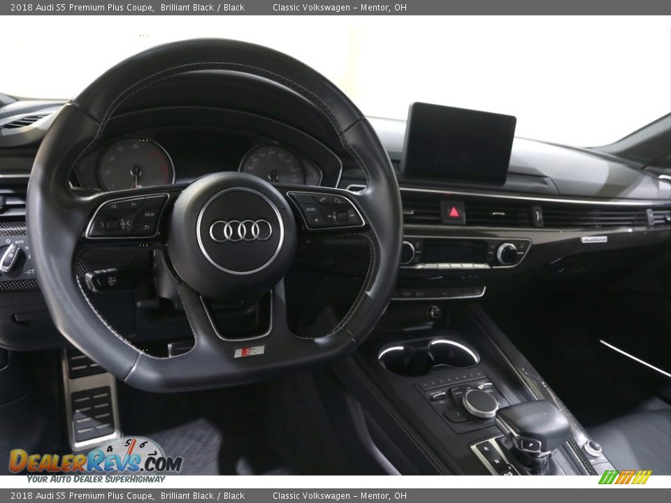 Dashboard of 2018 Audi S5 Premium Plus Coupe Photo #6