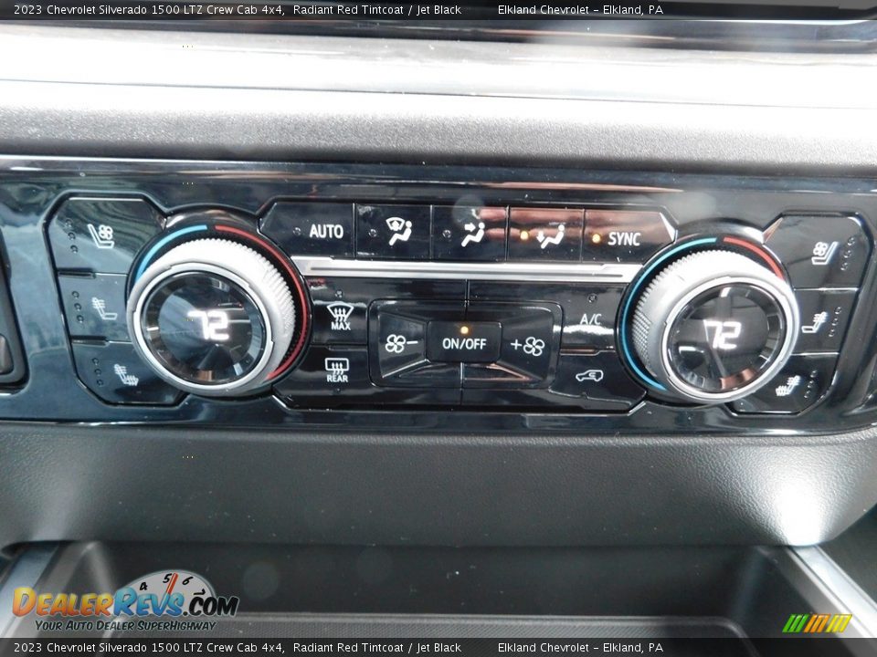 Controls of 2023 Chevrolet Silverado 1500 LTZ Crew Cab 4x4 Photo #36