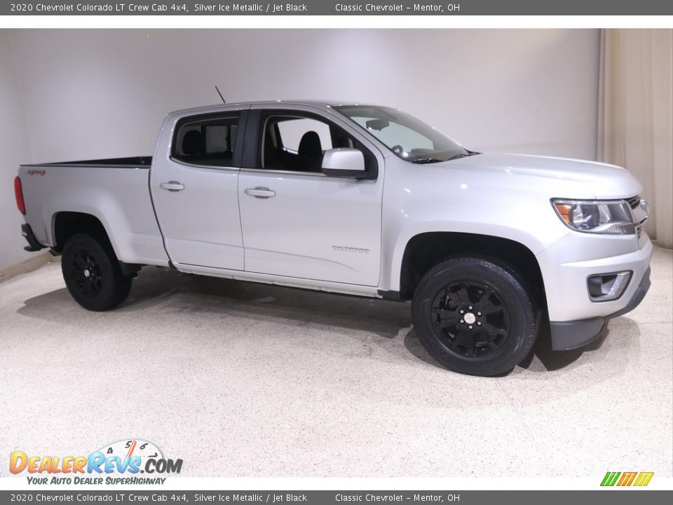 2020 Chevrolet Colorado LT Crew Cab 4x4 Silver Ice Metallic / Jet Black Photo #1