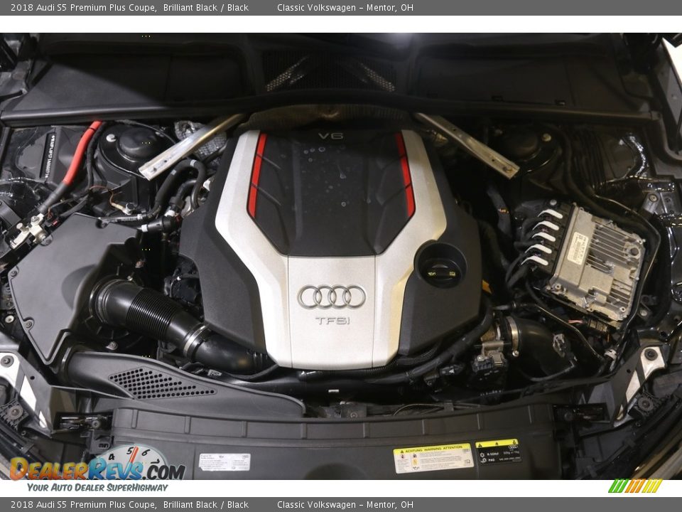 2018 Audi S5 Premium Plus Coupe 3.0 Liter Turbocharged TFSI DOHC 24-Valve VVT V6 Engine Photo #20
