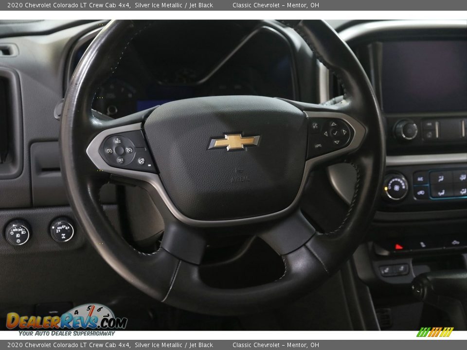 2020 Chevrolet Colorado LT Crew Cab 4x4 Silver Ice Metallic / Jet Black Photo #8