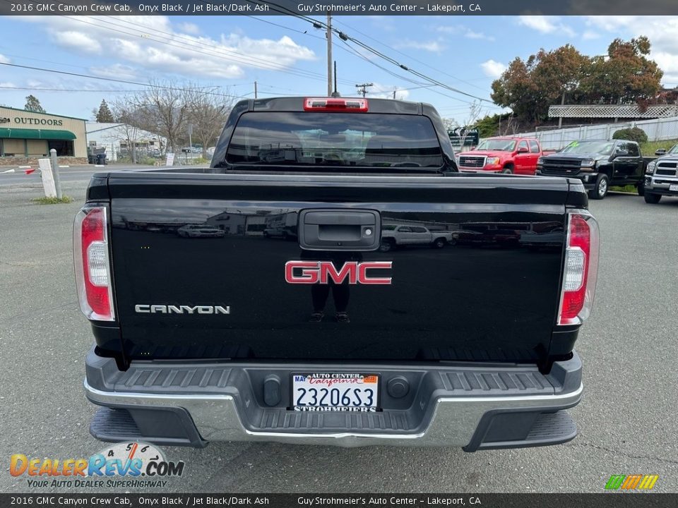 2016 GMC Canyon Crew Cab Onyx Black / Jet Black/Dark Ash Photo #5