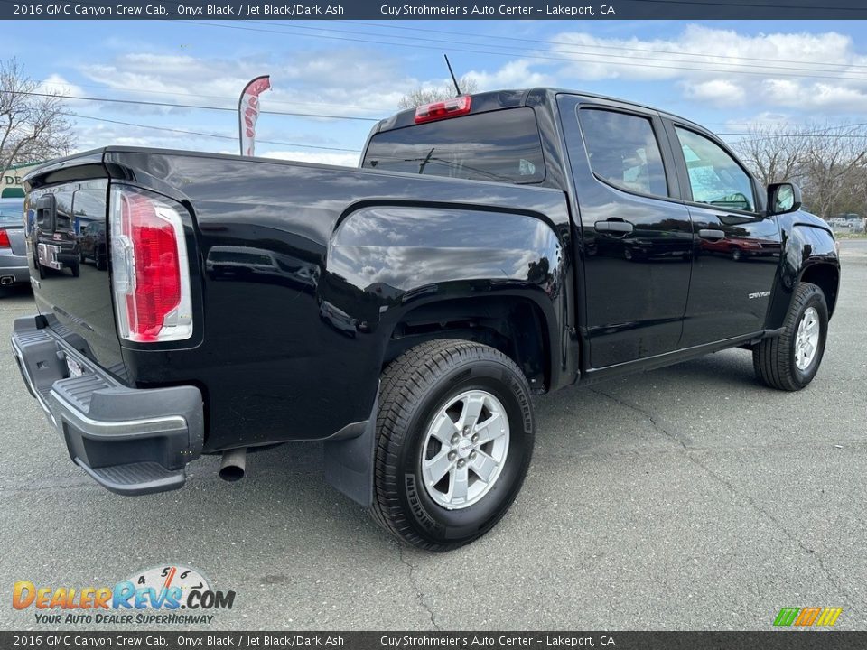 2016 GMC Canyon Crew Cab Onyx Black / Jet Black/Dark Ash Photo #6