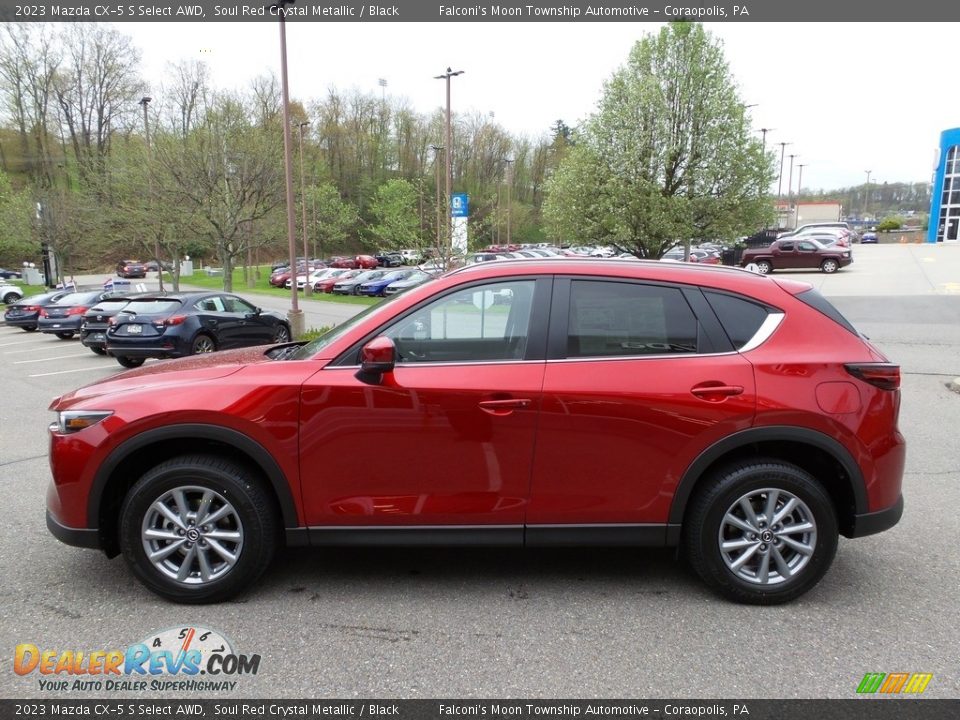 2023 Mazda CX-5 S Select AWD Soul Red Crystal Metallic / Black Photo #6