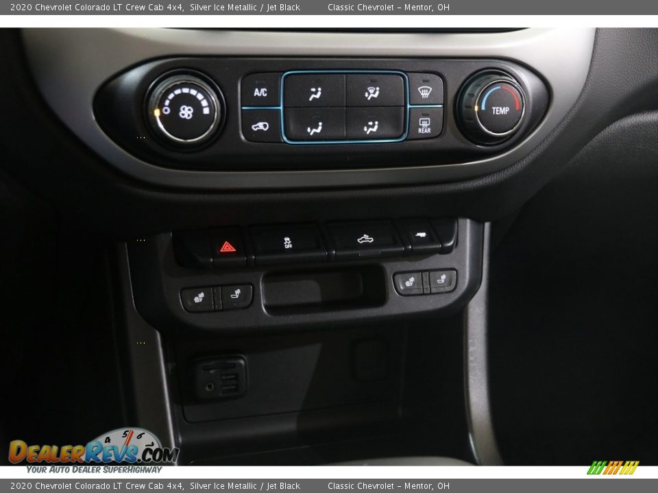 2020 Chevrolet Colorado LT Crew Cab 4x4 Silver Ice Metallic / Jet Black Photo #15