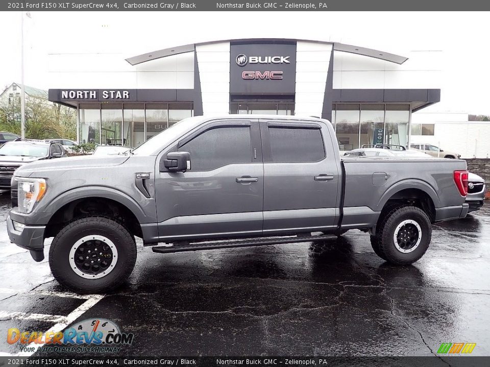 2021 Ford F150 XLT SuperCrew 4x4 Carbonized Gray / Black Photo #1