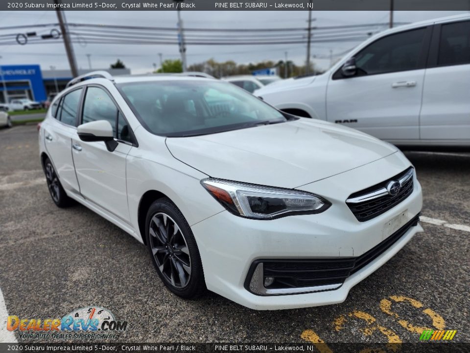 2020 Subaru Impreza Limited 5-Door Crystal White Pearl / Black Photo #3