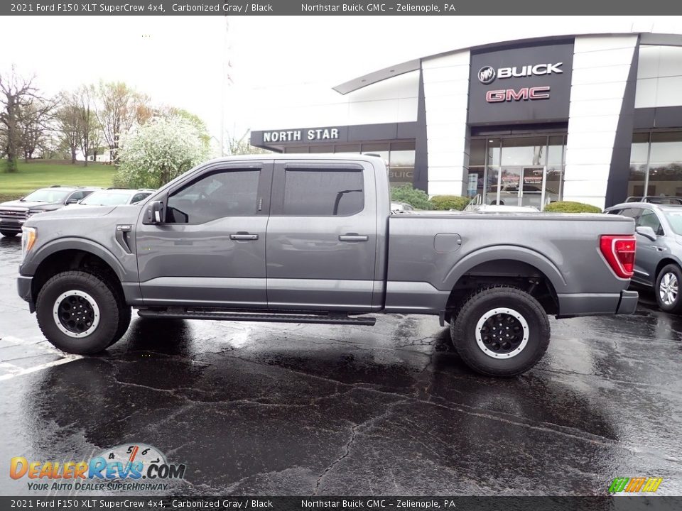 2021 Ford F150 XLT SuperCrew 4x4 Carbonized Gray / Black Photo #2