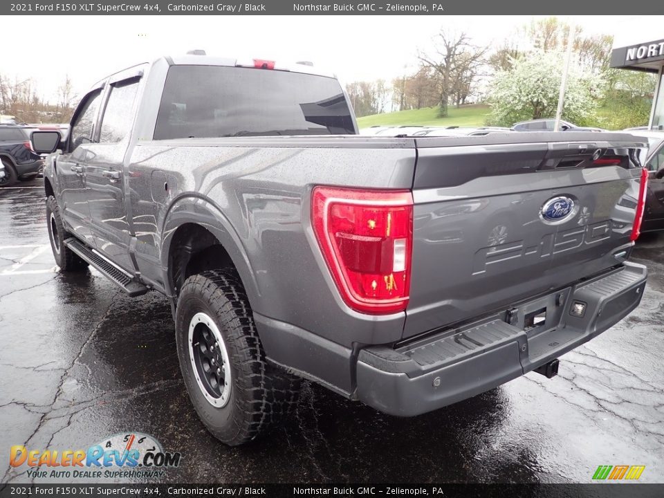 2021 Ford F150 XLT SuperCrew 4x4 Carbonized Gray / Black Photo #4