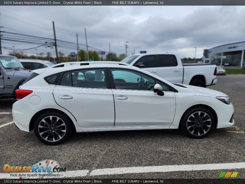 2020 Subaru Impreza Limited 5-Door Crystal White Pearl / Black Photo #6