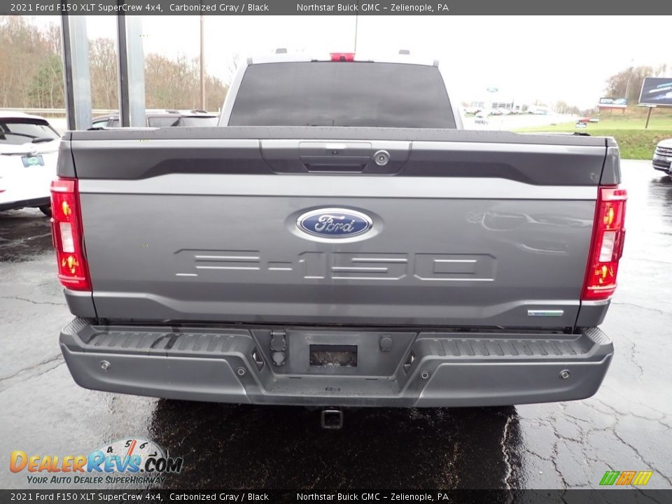 2021 Ford F150 XLT SuperCrew 4x4 Carbonized Gray / Black Photo #5