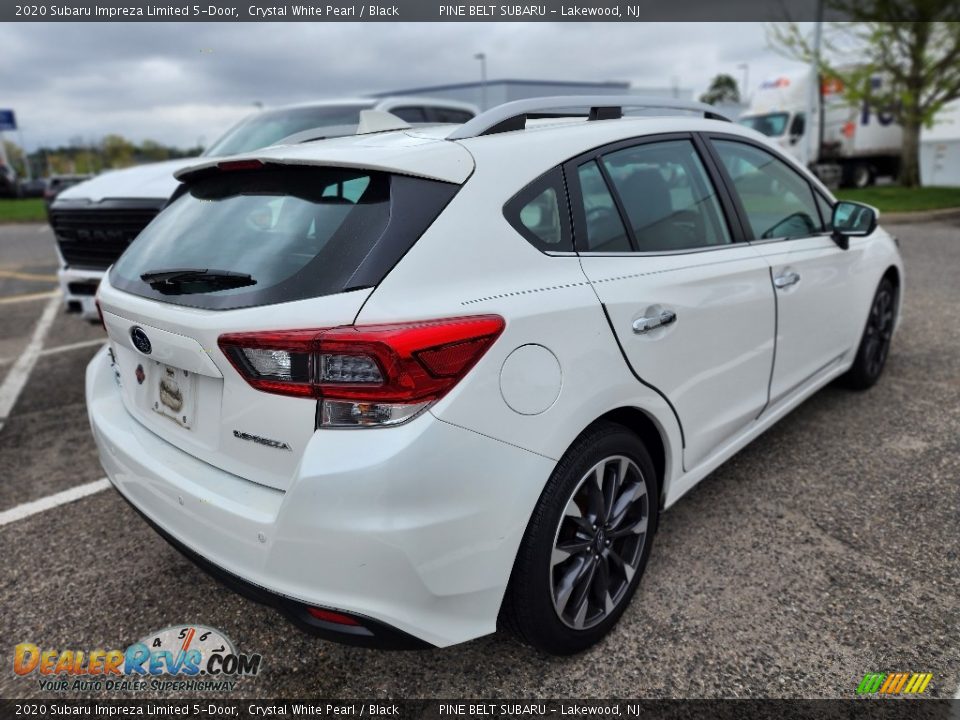 2020 Subaru Impreza Limited 5-Door Crystal White Pearl / Black Photo #7
