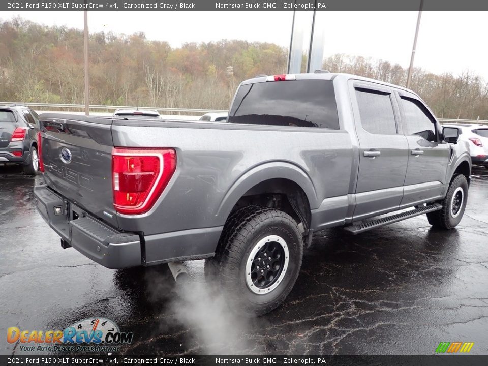 2021 Ford F150 XLT SuperCrew 4x4 Carbonized Gray / Black Photo #7
