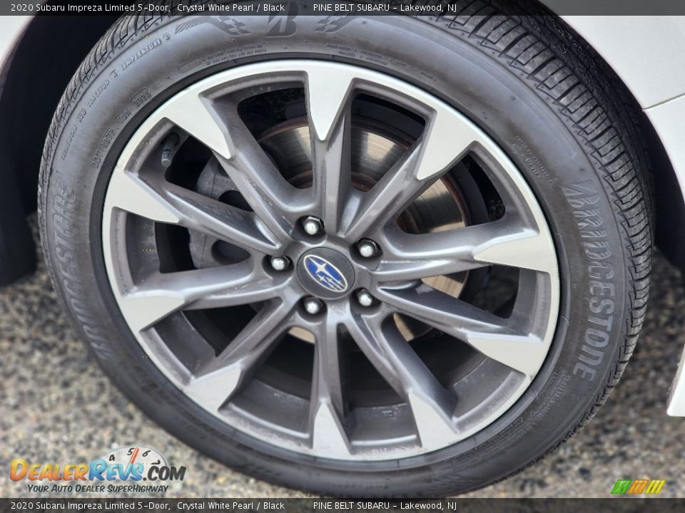 2020 Subaru Impreza Limited 5-Door Crystal White Pearl / Black Photo #10