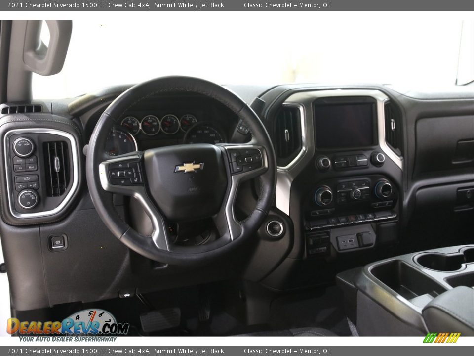 2021 Chevrolet Silverado 1500 LT Crew Cab 4x4 Summit White / Jet Black Photo #7