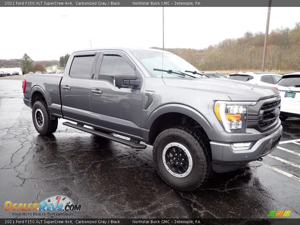 2021 Ford F150 XLT SuperCrew 4x4 Carbonized Gray / Black Photo #9