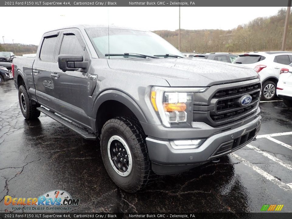 2021 Ford F150 XLT SuperCrew 4x4 Carbonized Gray / Black Photo #10