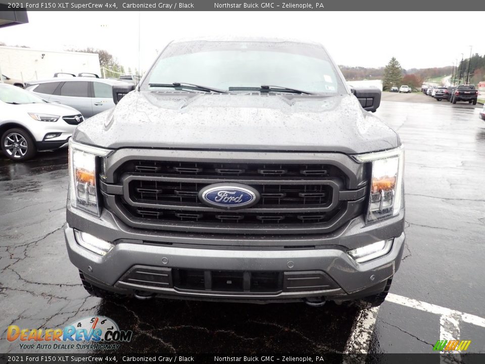 2021 Ford F150 XLT SuperCrew 4x4 Carbonized Gray / Black Photo #11