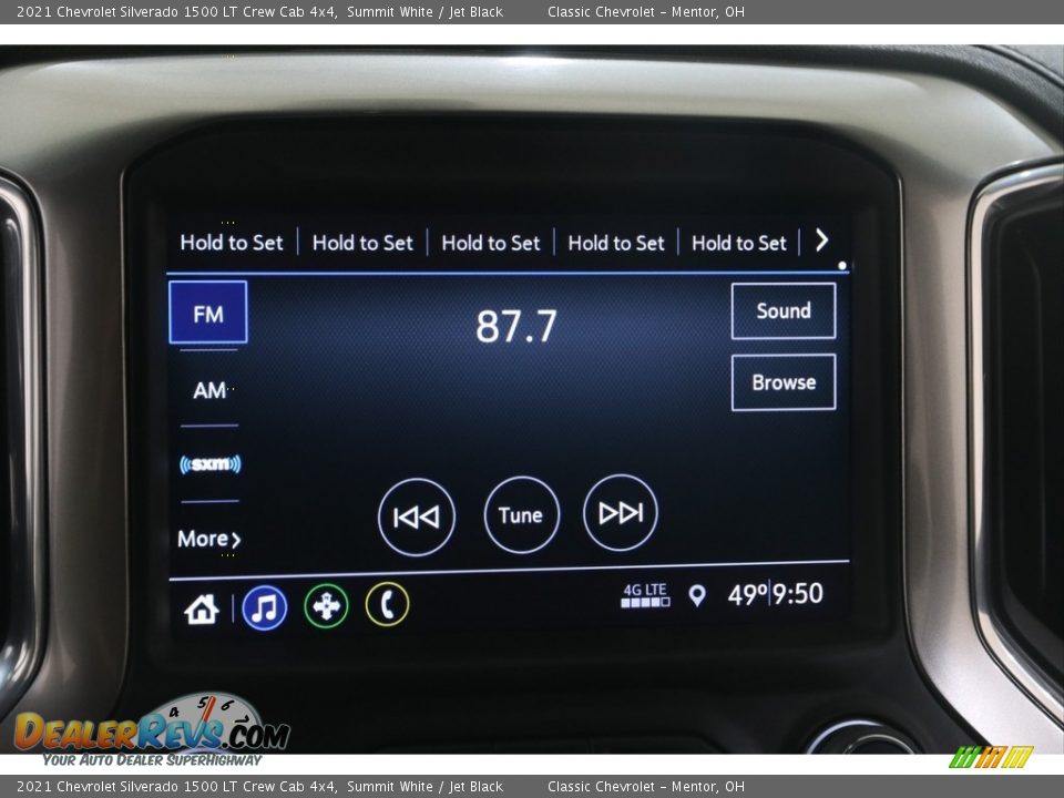 2021 Chevrolet Silverado 1500 LT Crew Cab 4x4 Summit White / Jet Black Photo #11