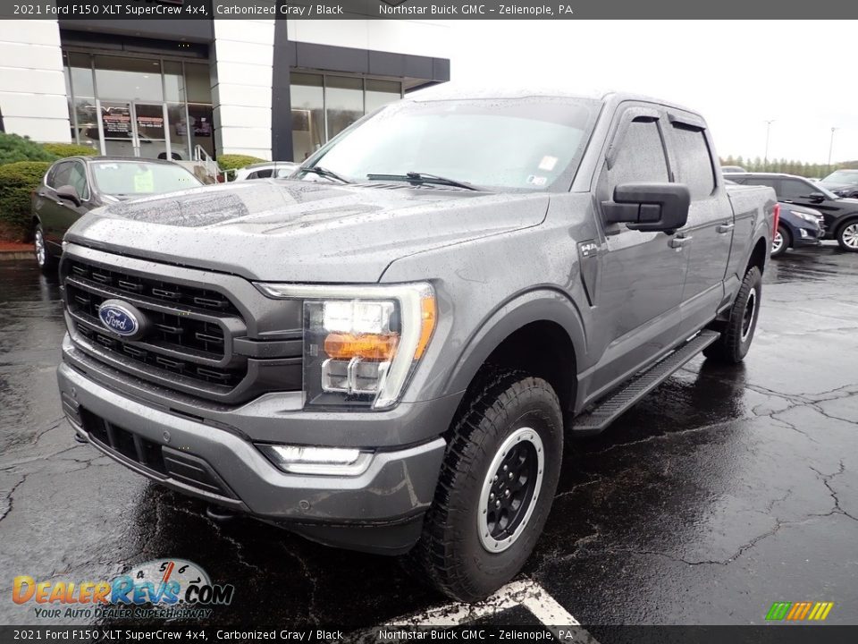 2021 Ford F150 XLT SuperCrew 4x4 Carbonized Gray / Black Photo #12