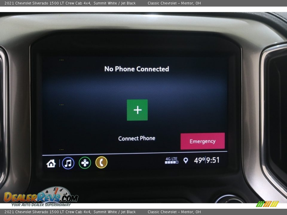 2021 Chevrolet Silverado 1500 LT Crew Cab 4x4 Summit White / Jet Black Photo #12