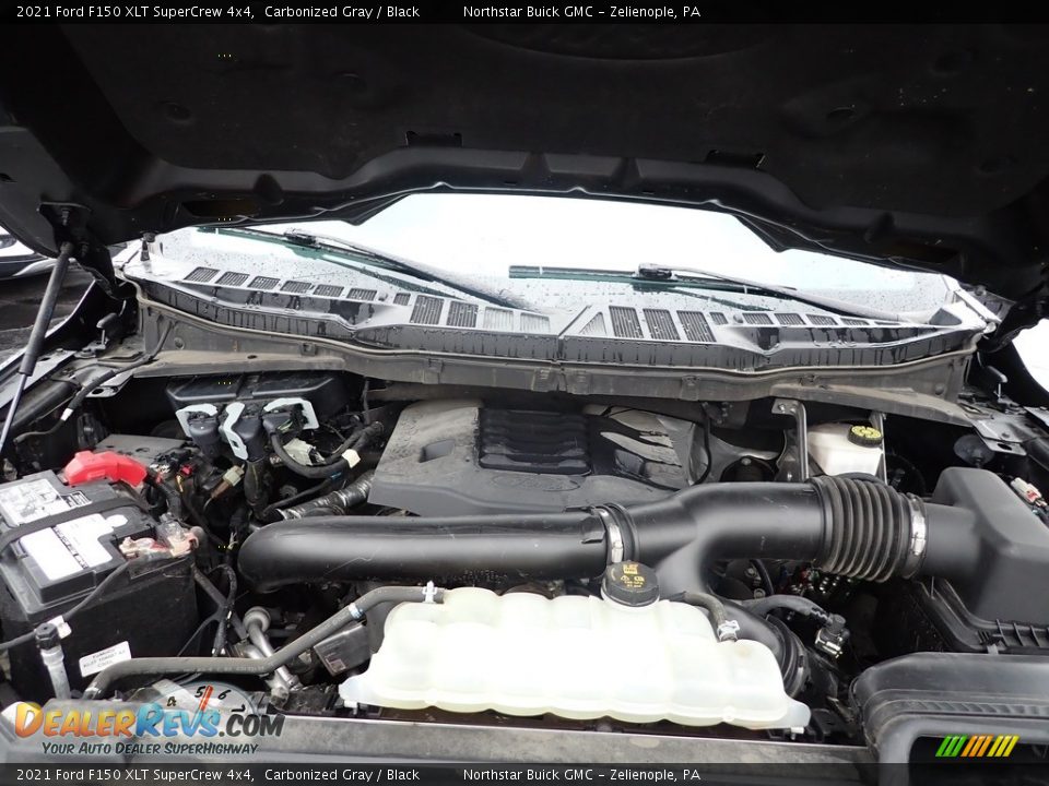 2021 Ford F150 XLT SuperCrew 4x4 Carbonized Gray / Black Photo #14