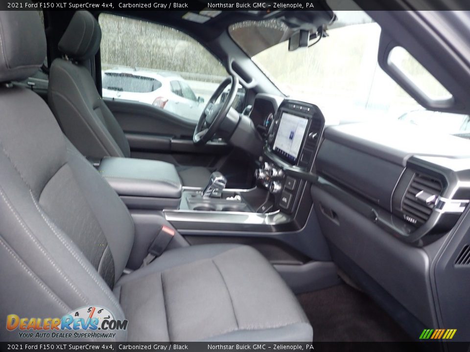 2021 Ford F150 XLT SuperCrew 4x4 Carbonized Gray / Black Photo #15