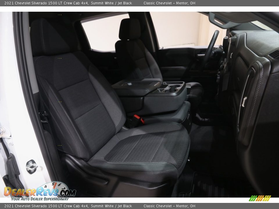 2021 Chevrolet Silverado 1500 LT Crew Cab 4x4 Summit White / Jet Black Photo #16