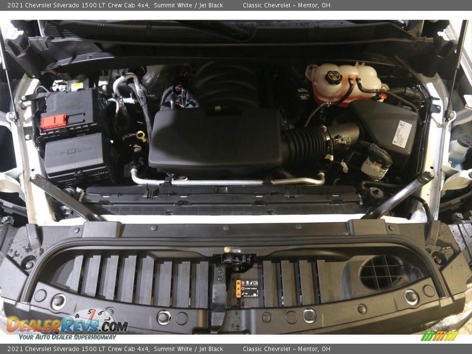 2021 Chevrolet Silverado 1500 LT Crew Cab 4x4 Summit White / Jet Black Photo #20