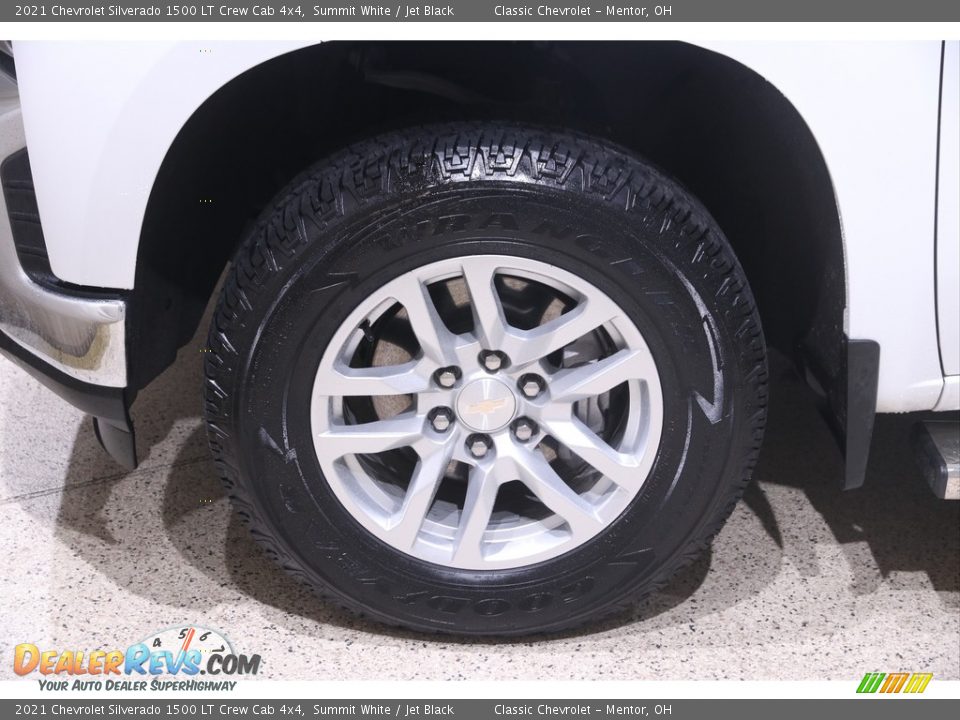 2021 Chevrolet Silverado 1500 LT Crew Cab 4x4 Summit White / Jet Black Photo #21