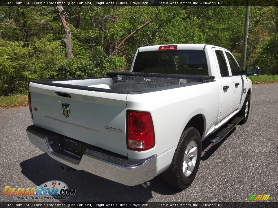 2023 Ram 1500 Classic Tradesman Quad Cab 4x4 Bright White / Diesel Gray/Black Photo #6