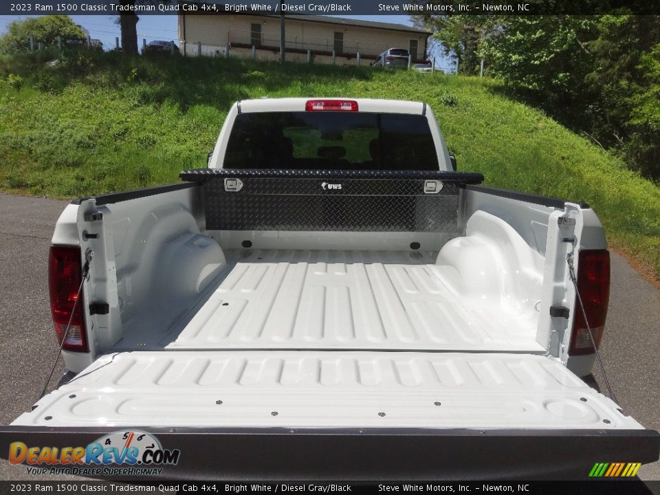 2023 Ram 1500 Classic Tradesman Quad Cab 4x4 Bright White / Diesel Gray/Black Photo #8