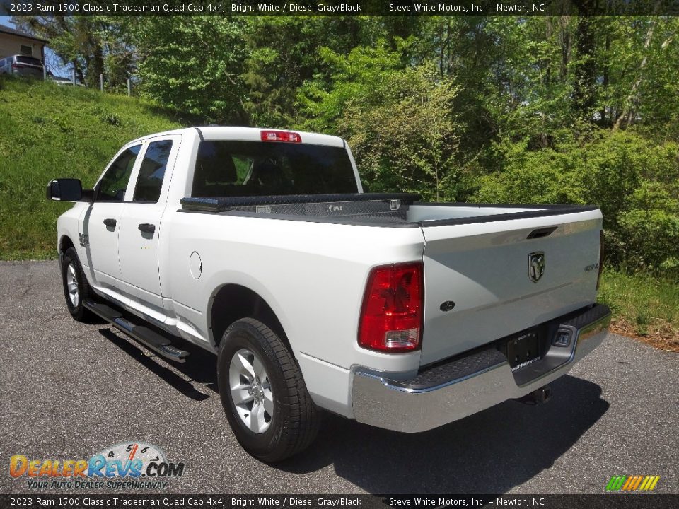 2023 Ram 1500 Classic Tradesman Quad Cab 4x4 Bright White / Diesel Gray/Black Photo #9