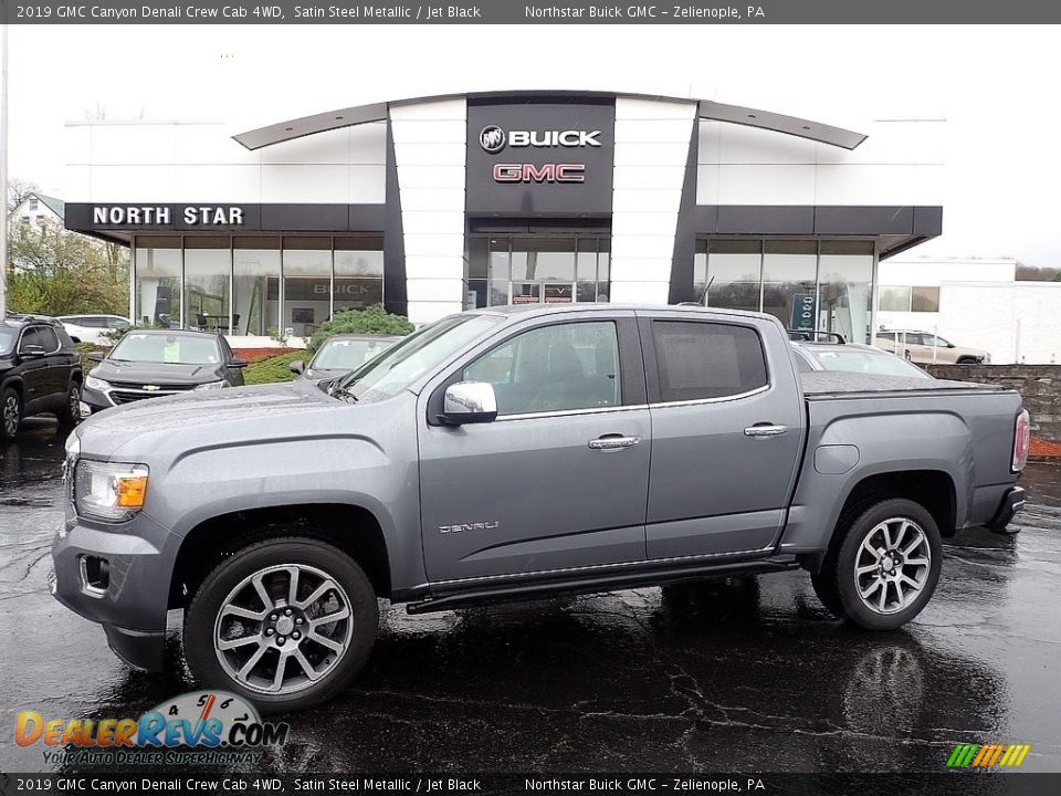 2019 GMC Canyon Denali Crew Cab 4WD Satin Steel Metallic / Jet Black Photo #1