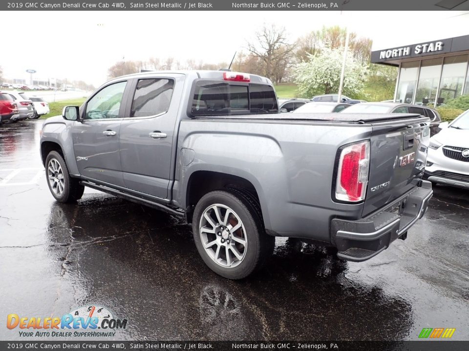 2019 GMC Canyon Denali Crew Cab 4WD Satin Steel Metallic / Jet Black Photo #3