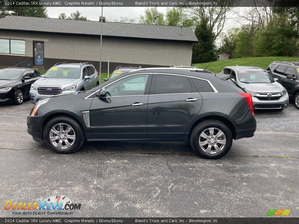 2014 Cadillac SRX Luxury AWD Graphite Metallic / Ebony/Ebony Photo #1