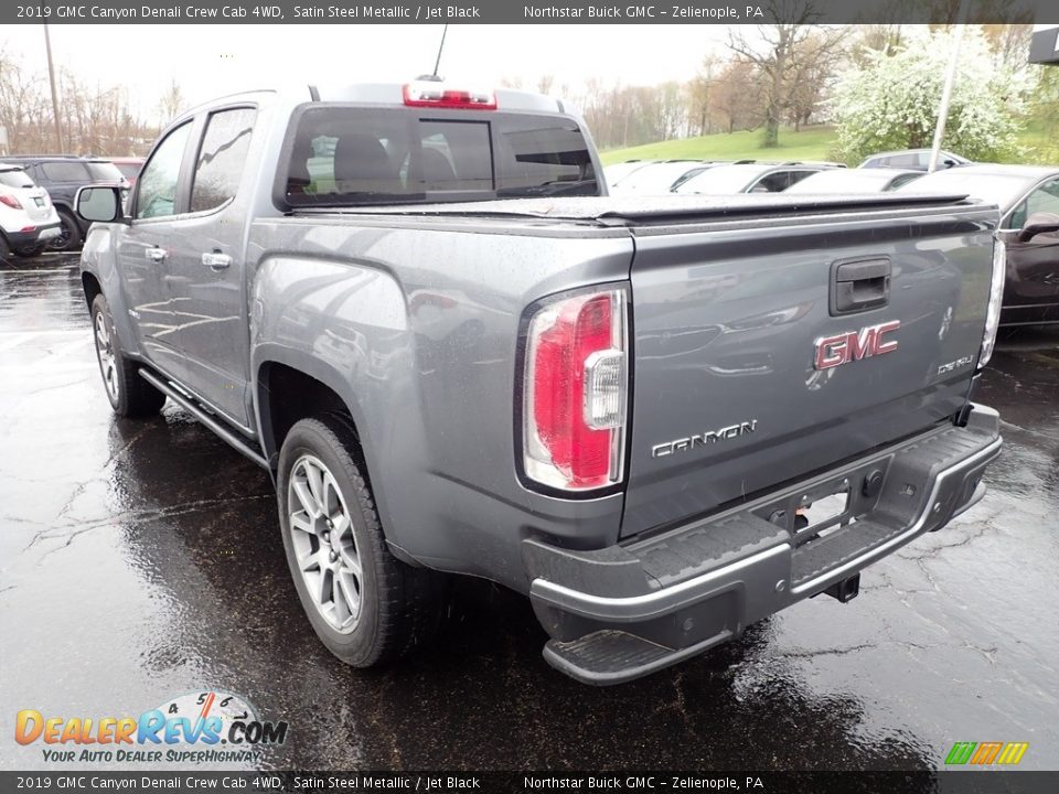 2019 GMC Canyon Denali Crew Cab 4WD Satin Steel Metallic / Jet Black Photo #4