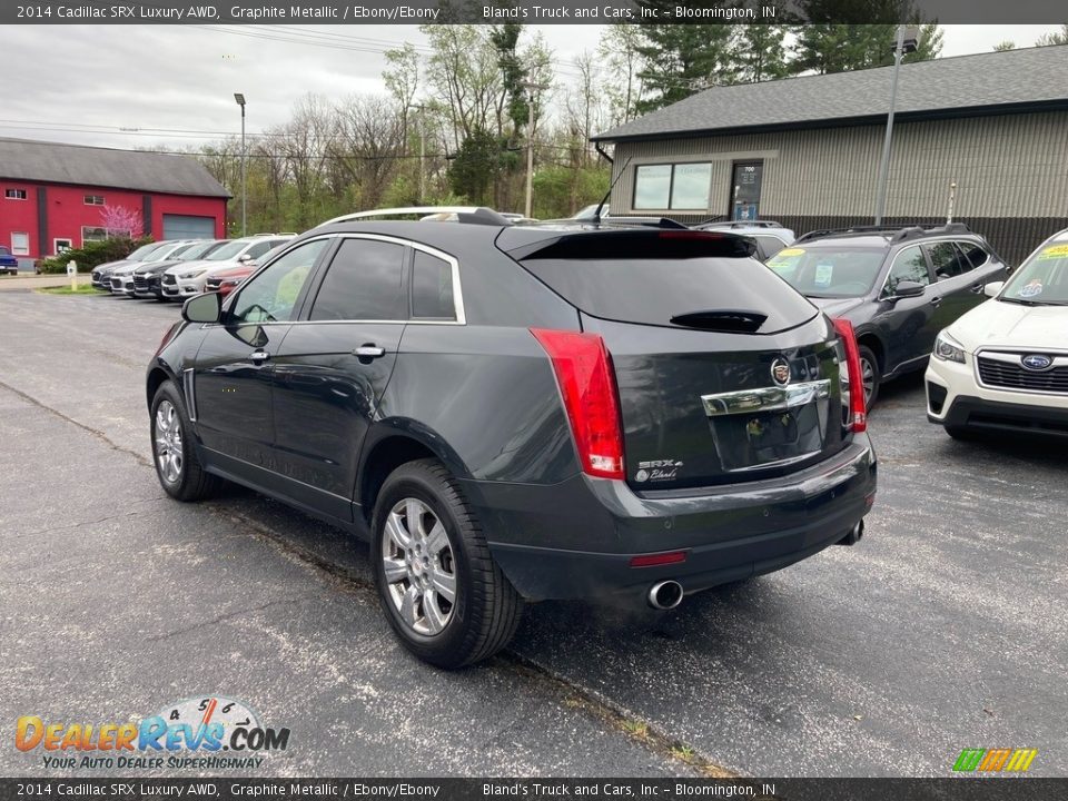 2014 Cadillac SRX Luxury AWD Graphite Metallic / Ebony/Ebony Photo #3