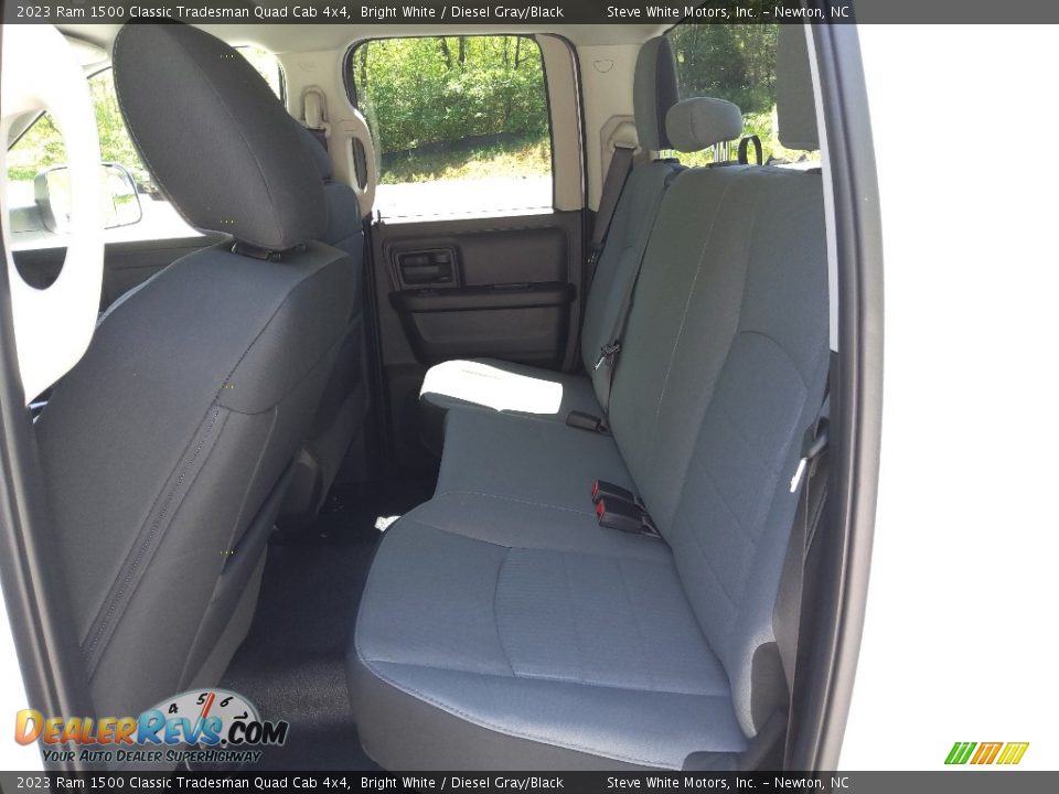 2023 Ram 1500 Classic Tradesman Quad Cab 4x4 Bright White / Diesel Gray/Black Photo #14