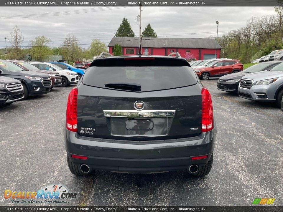 2014 Cadillac SRX Luxury AWD Graphite Metallic / Ebony/Ebony Photo #4