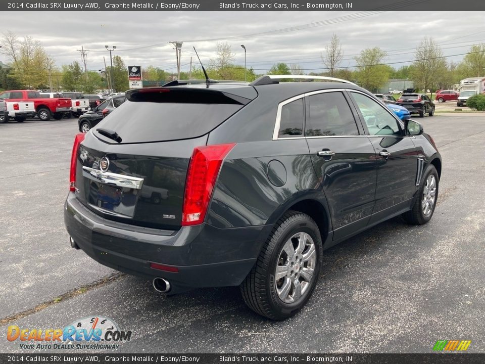 2014 Cadillac SRX Luxury AWD Graphite Metallic / Ebony/Ebony Photo #7