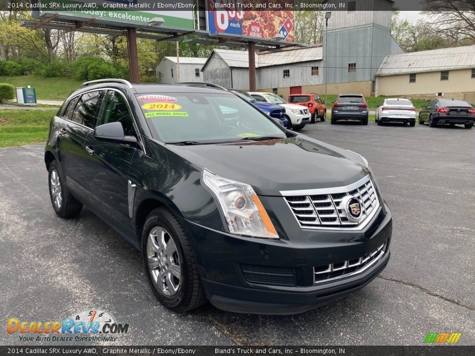 2014 Cadillac SRX Luxury AWD Graphite Metallic / Ebony/Ebony Photo #8