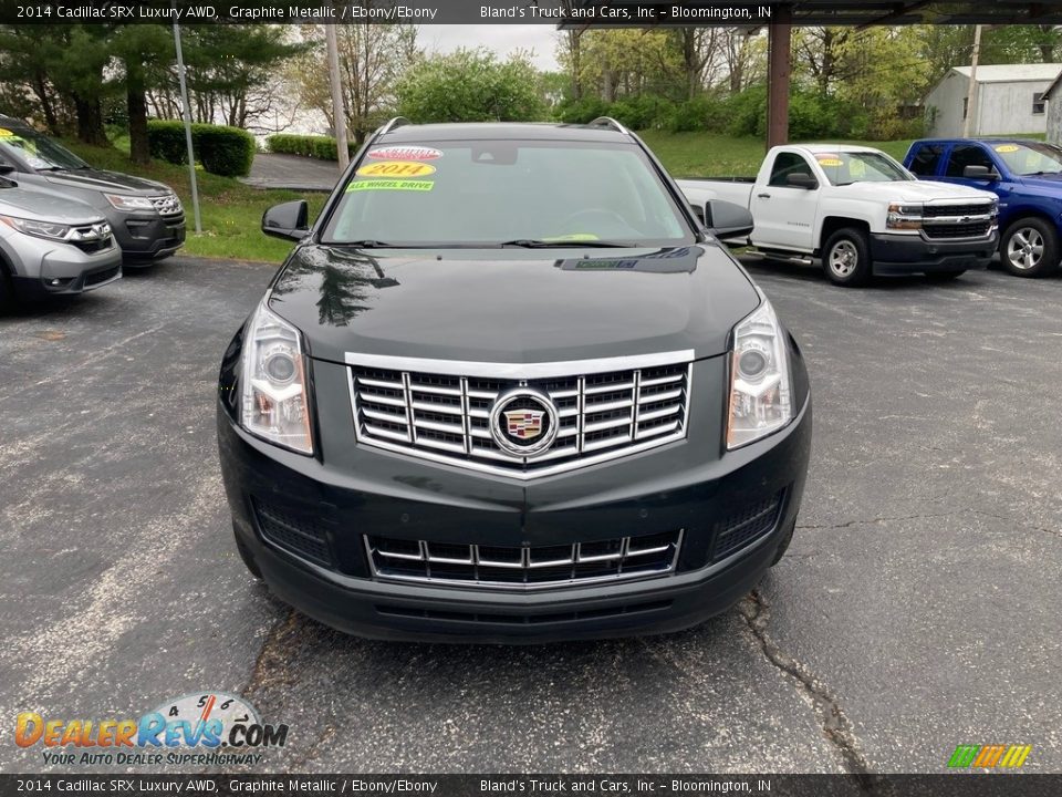 2014 Cadillac SRX Luxury AWD Graphite Metallic / Ebony/Ebony Photo #9