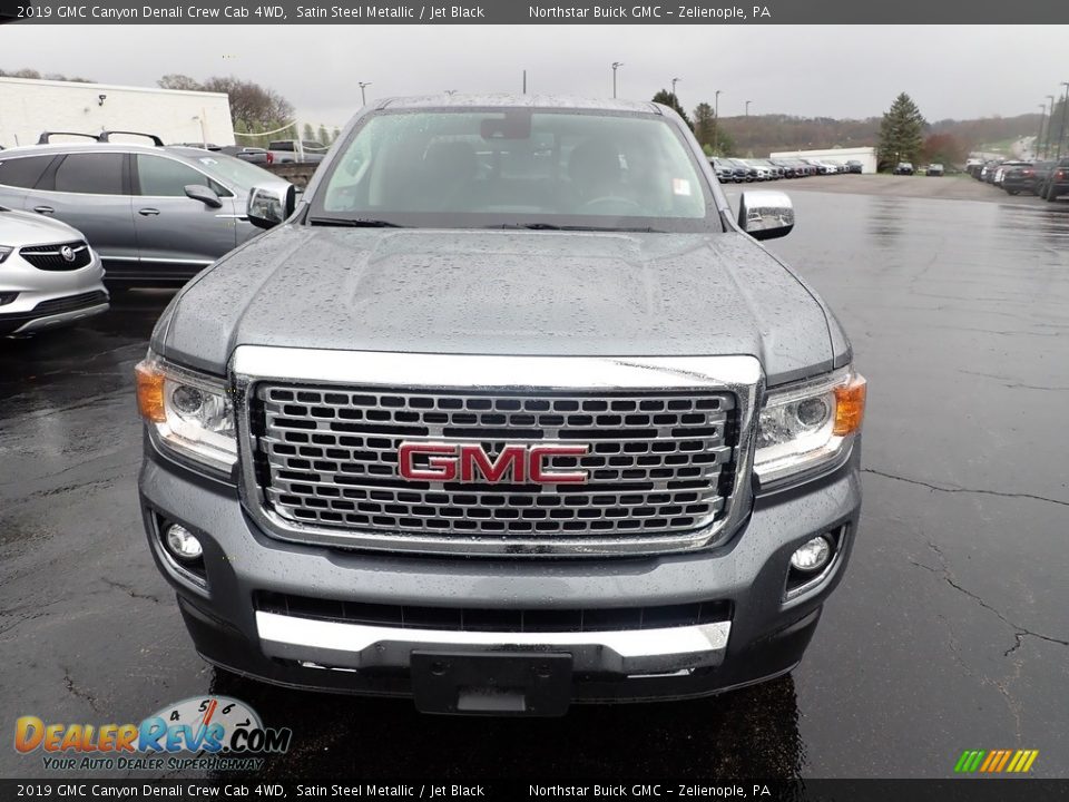 2019 GMC Canyon Denali Crew Cab 4WD Satin Steel Metallic / Jet Black Photo #11